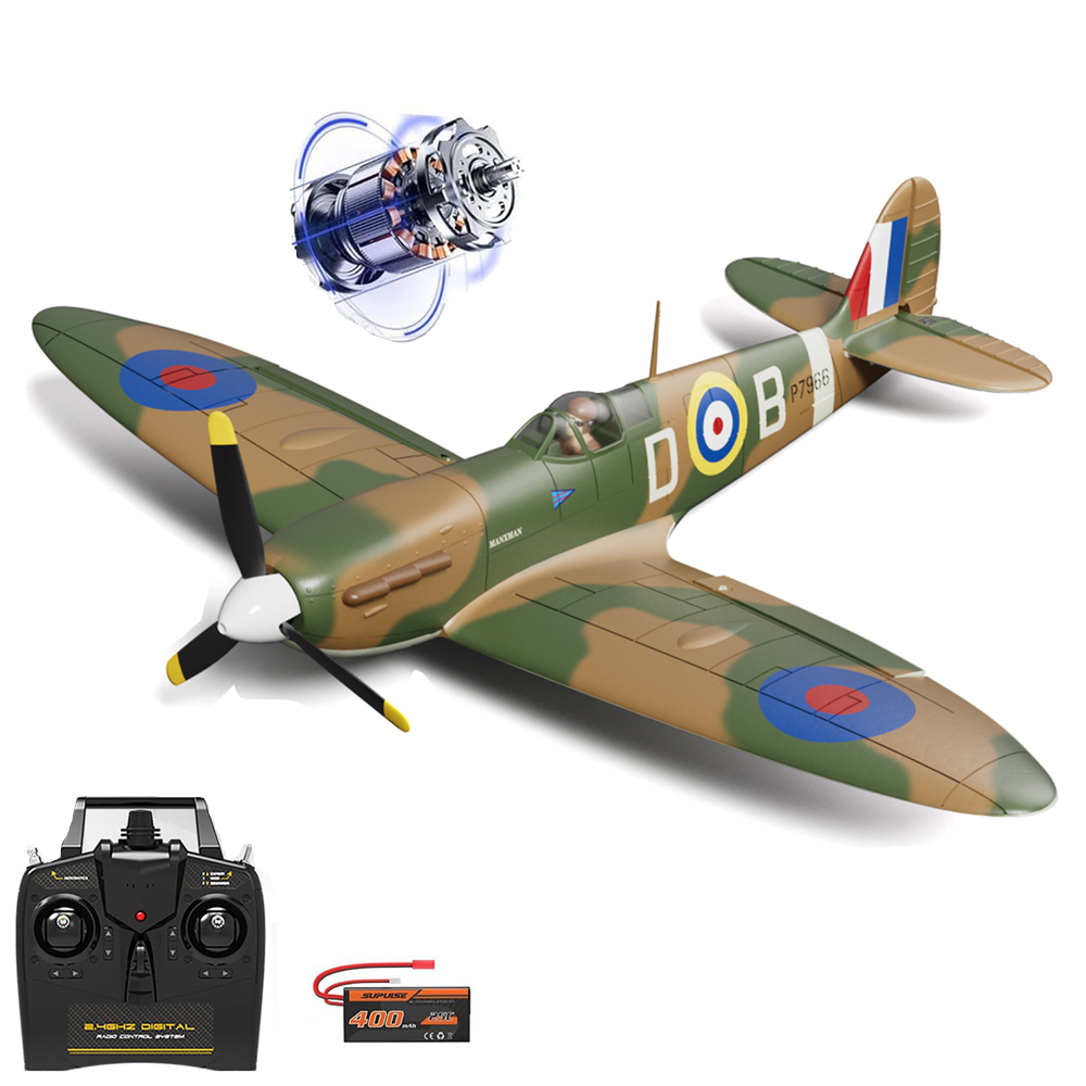 Model Kit Spitfire - Volantexrc Spitfire 500mm RC Plane With