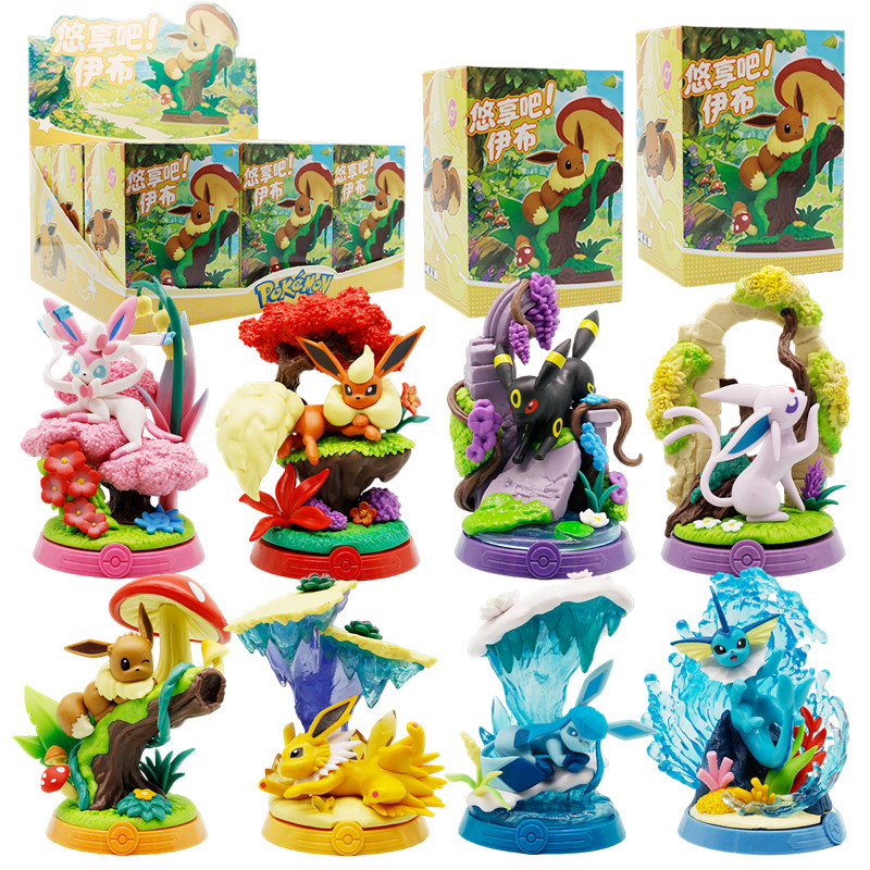 1/9Pcs Pokemon figure toy Eeve - Model Kit Umbreon ulasan dan harga