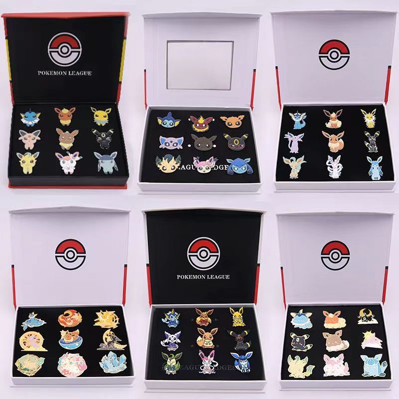 9 Style Pokemon Badges Evees F - Model Kit Umbreon ulasan dan harga