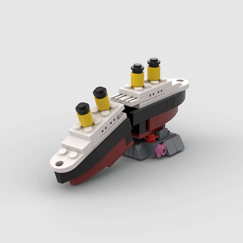 Mini RMS Titanic Sank Ship Mod - Model Kit Titanic ulasan dan harga