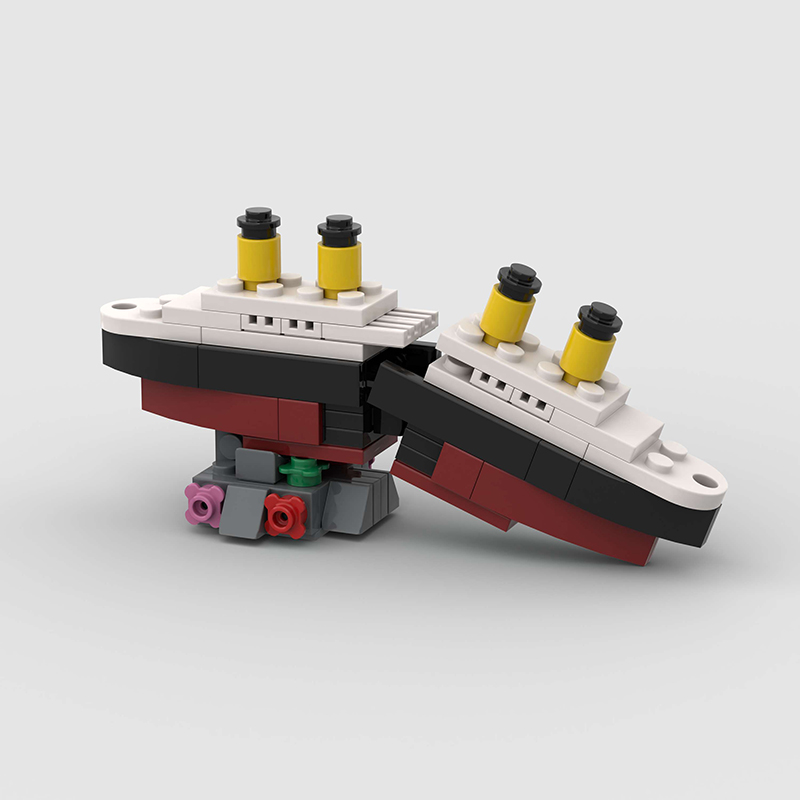 Mini RMS Titanic Sank Ship Mod - Model Kit Titanic ulasan dan harga
