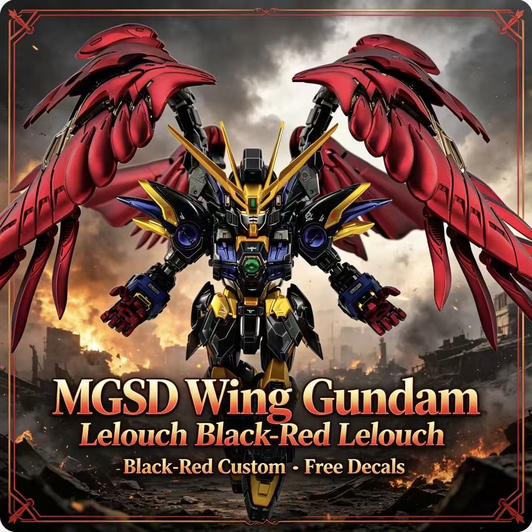 MGSD Wing Lelouch Color Scheme - Model Kit Baki ulasan dan harga