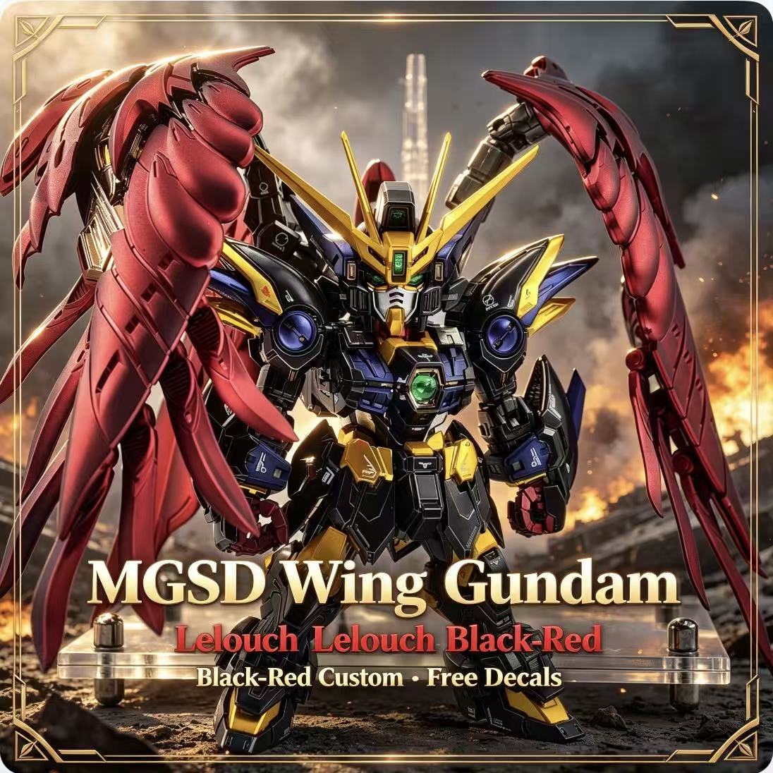 MGSD Wing Lelouch Color Scheme - Model Kit Baki ulasan dan harga