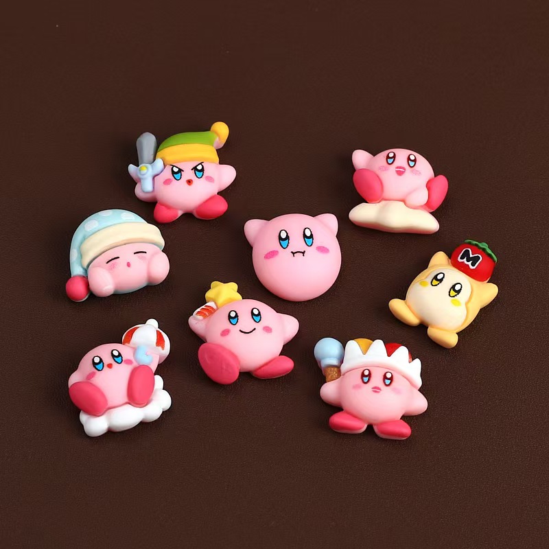 8Pcs/Set Cartoon Cute Anime Fi - Model Kit Kirby ulasan dan harga