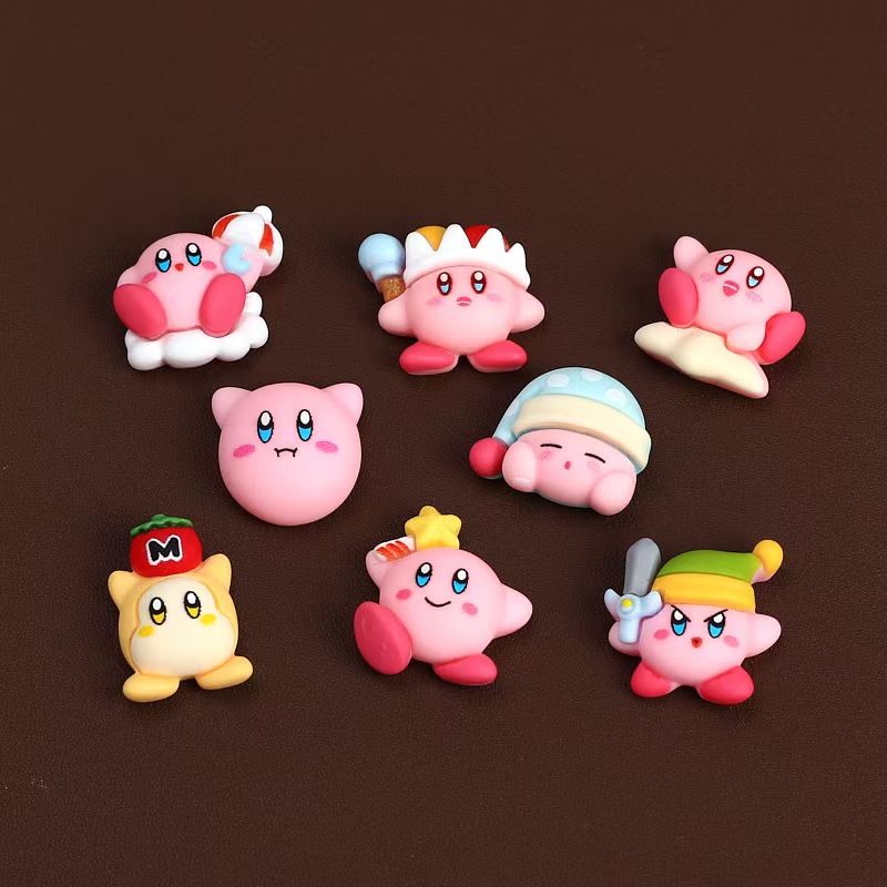 8Pcs/Set Cartoon Cute Anime Fi - Model Kit Kirby ulasan dan harga