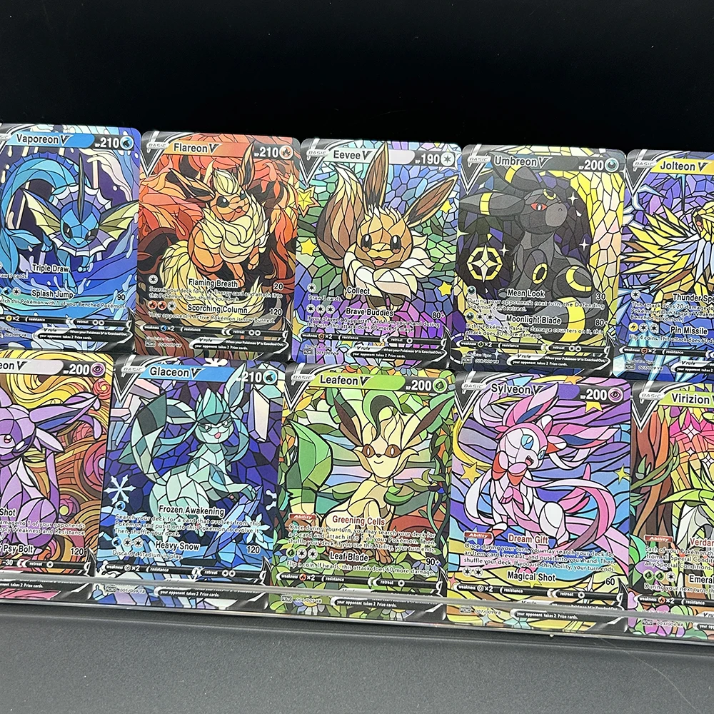 10Pcs/set Diy PTCG Eevee Umbre - Model Kit Umbreon ulasan dan harga