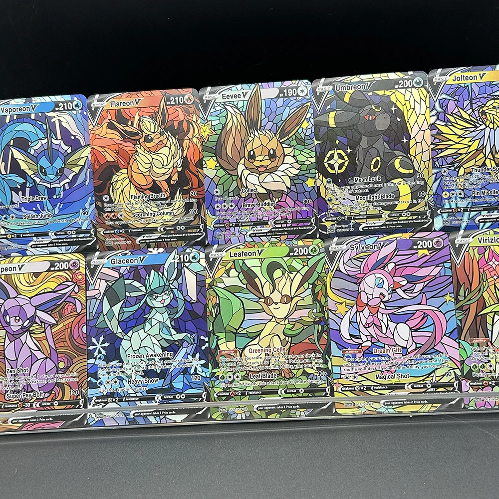 10Pcs/set Diy PTCG Eevee Umbre - Model Kit Umbreon ulasan dan harga