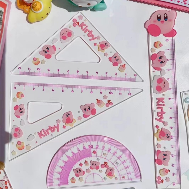 4PCS Kirbys Ruler Set Cute Stu - Model Kit Kirby ulasan dan harga