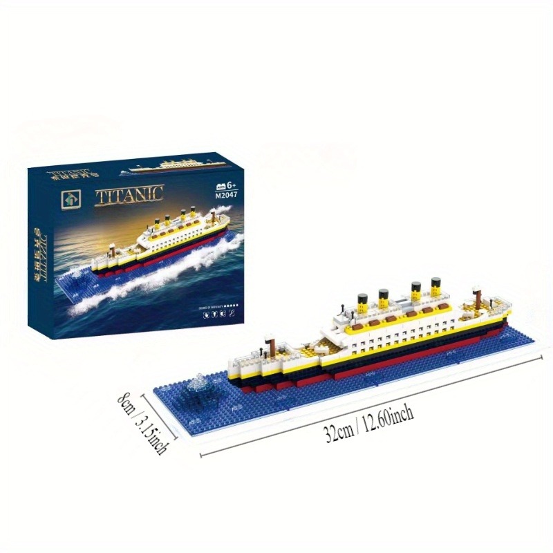 Titanic Micro Building Blocks  - Model Kit Titanic ulasan dan harga