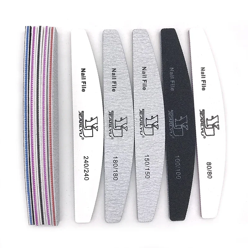 5Pcs/Lot Nail File Mix Color L - Sanding Stick Set ulasan dan harga