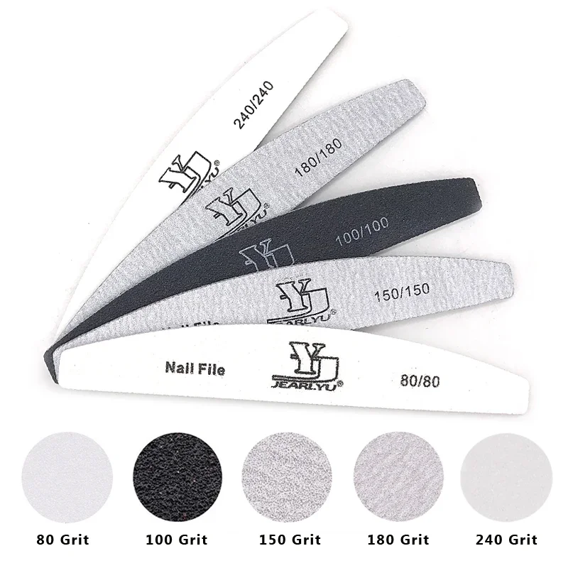 5Pcs/Lot Nail File Mix Color L - Sanding Stick Set ulasan dan harga