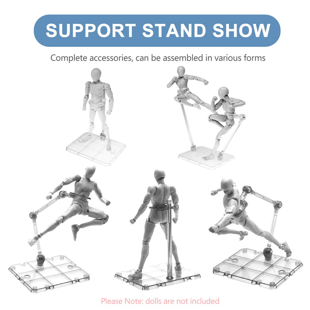 Clear Action Figure Stand,Asse - Model Kit Gundam ulasan dan harga