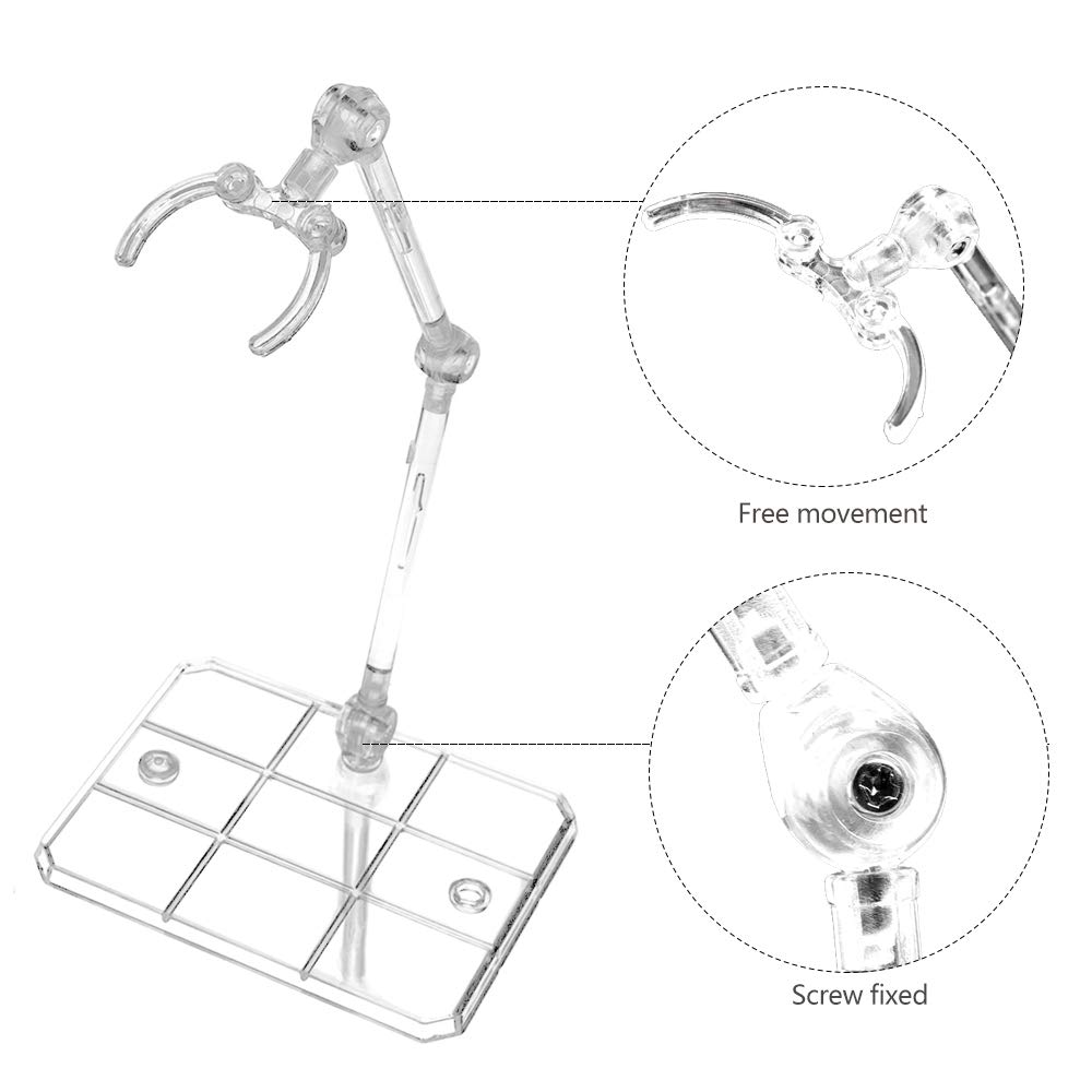 Clear Action Figure Stand,Asse - Model Kit Gundam ulasan dan harga
