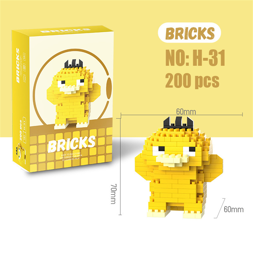 Pokemon Micro Building Blocks  - Model Kit Figures ulasan dan harga