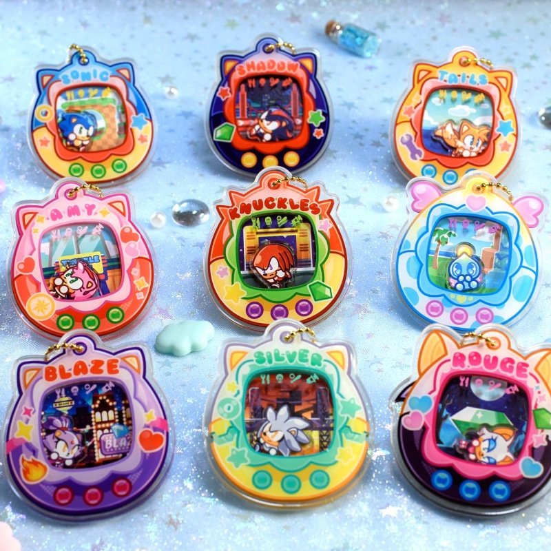 Sonic the Hedgehog Amy Tails S - Bandai Model Tamagotchi ulasan dan harga