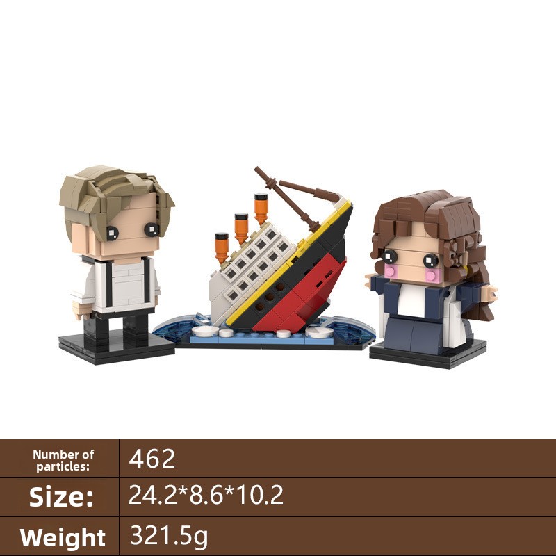 Titanic Building Blocks Set Ja - Model Kit Titanic ulasan dan harga
