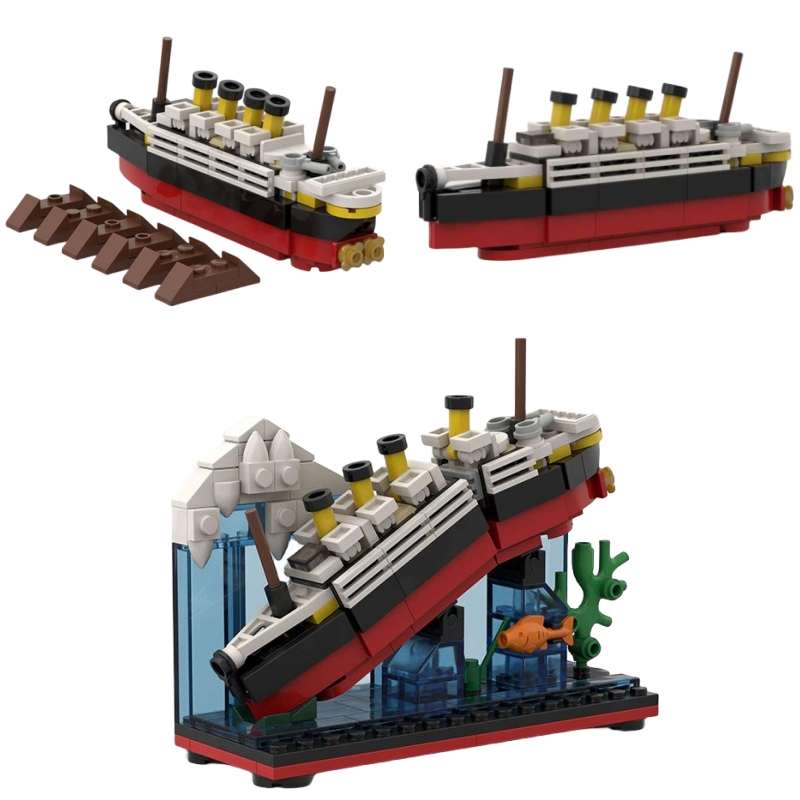 Titanic Break In Half With Cas - Model Kit Titanic ulasan dan harga