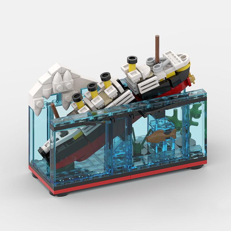 Titanic Break In Half With Cas - Model Kit Titanic ulasan dan harga