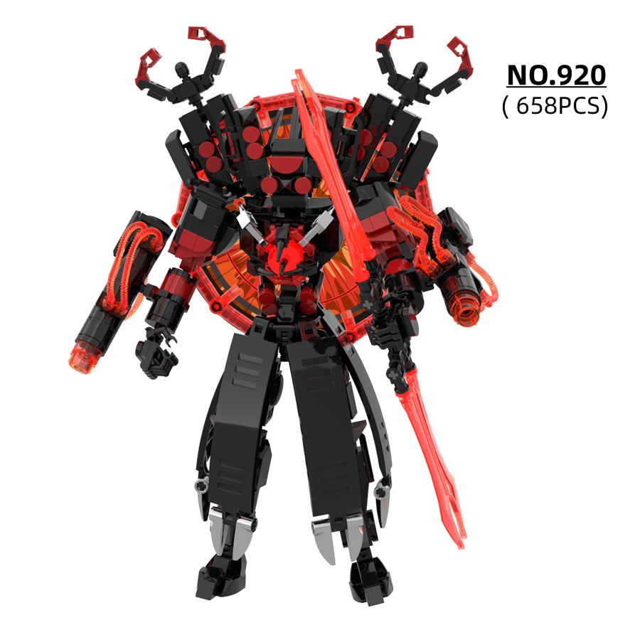 658pcs/set Updated Skibidi Toi - Model Kit Titanic ulasan dan harga