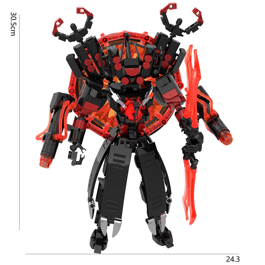 658pcs/set Updated Skibidi Toi - Model Kit Titanic ulasan dan harga
