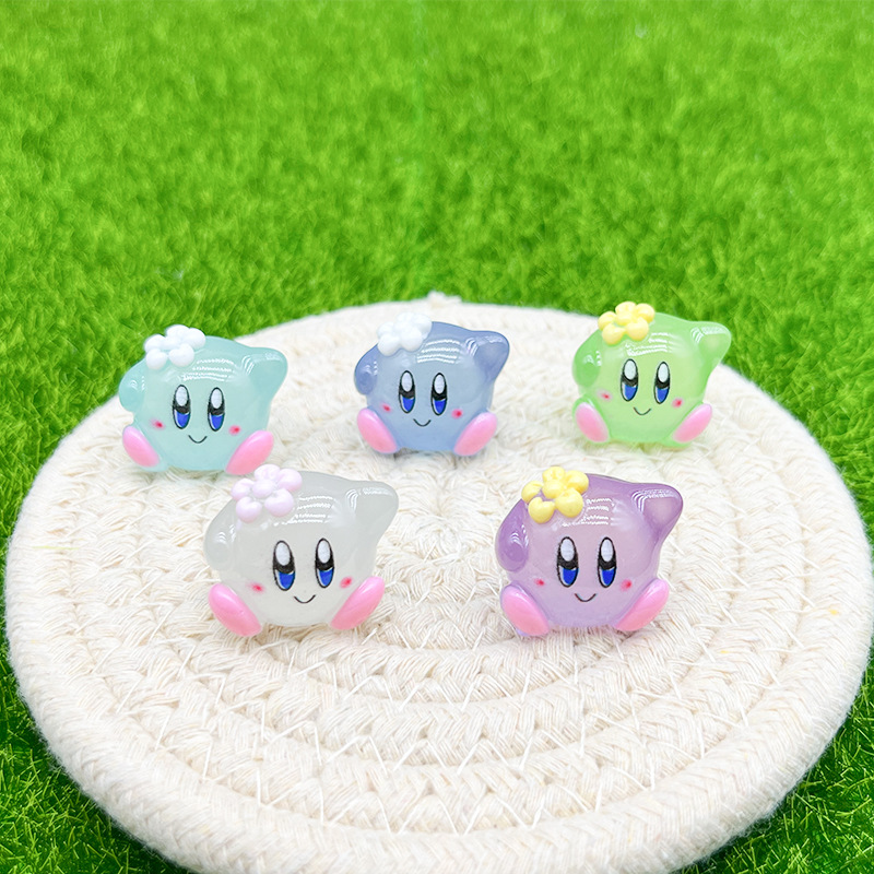 10pcs Cartoon Kirby Luminous S - Model Kit Kirby ulasan dan harga