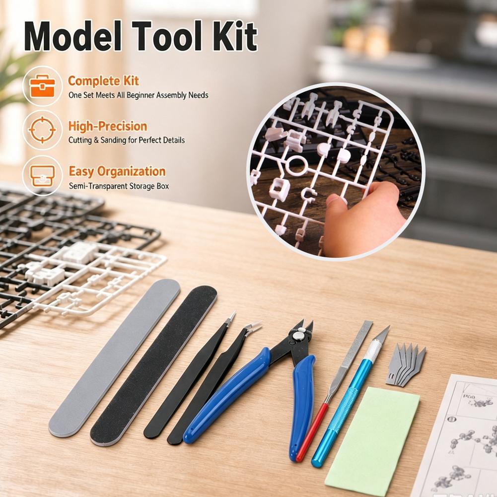 14-Piece Model Craft Tool Kit  - Model Kit Gundam ulasan dan harga