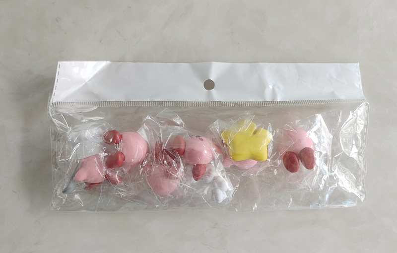 6PCS Set Kawaii Kirby Gashapon - Model Kit Kirby ulasan dan harga