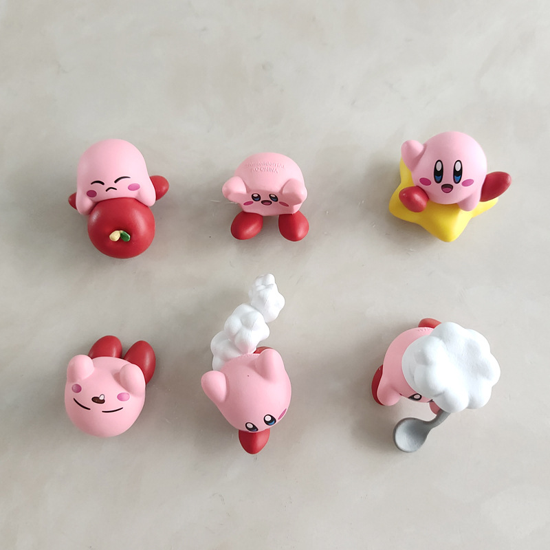 6PCS Set Kawaii Kirby Gashapon - Model Kit Kirby ulasan dan harga