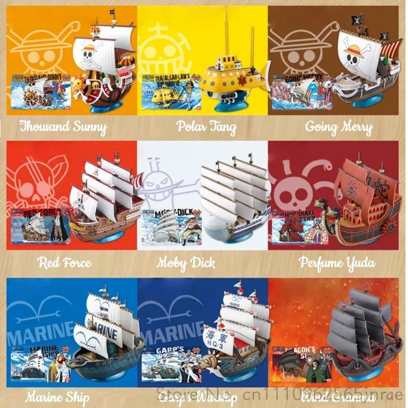 Bandai One Piece Assembled Pir - Model Kit One Piece Going Merry ulasan dan harga