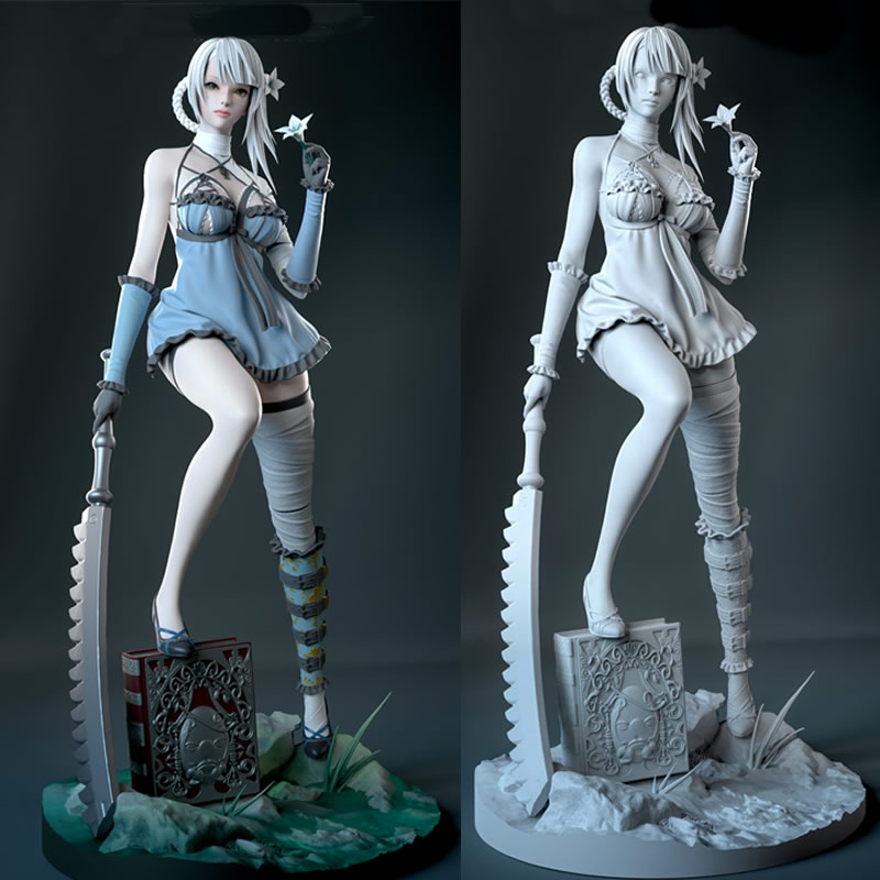 31CM Game Character 6004 Kaine - Model Kit Figures ulasan dan harga