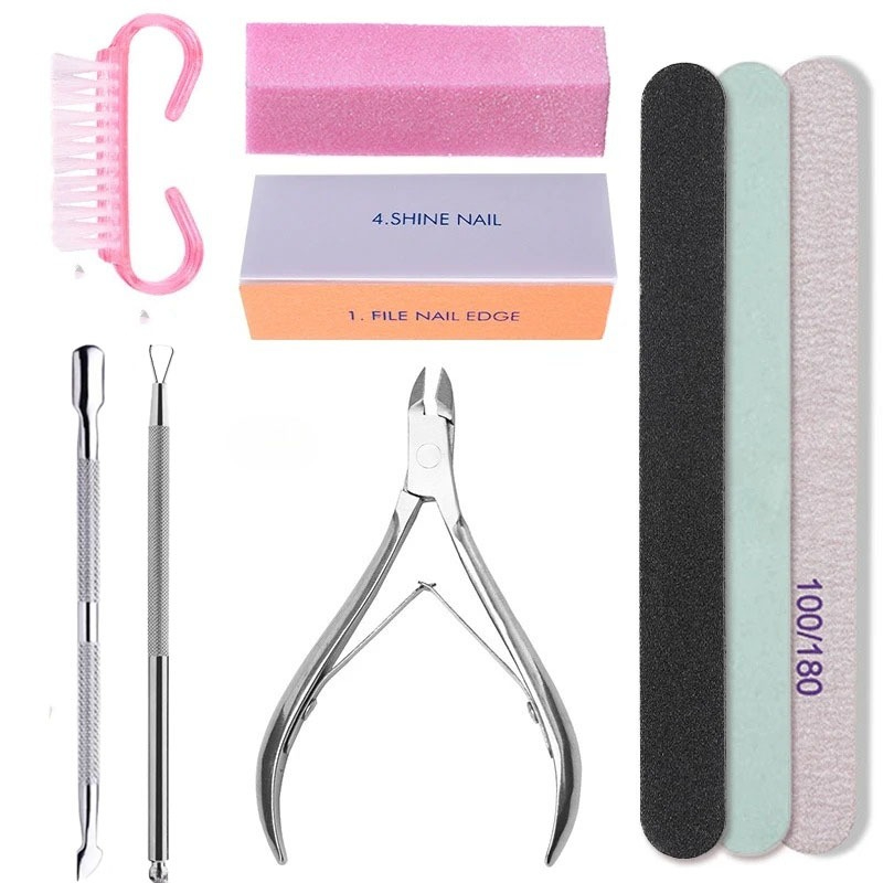 Nail Set Art Sand Files Buffer - Sanding Stick Set ulasan dan harga