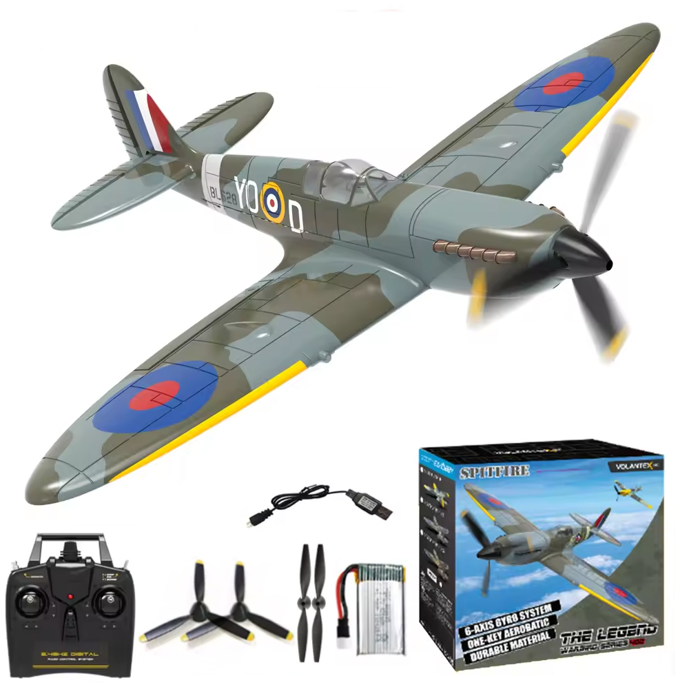 Volantex Classic WWII Series A - Model Kit Spitfire ulasan dan harga