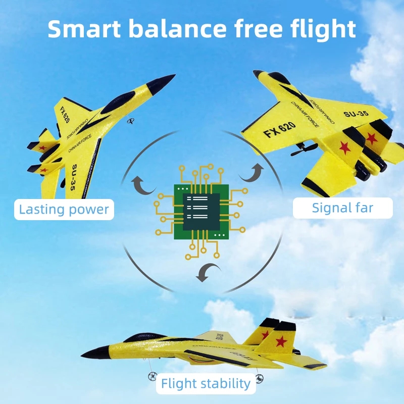 SU35 RC Plane FX620 FX820 2.4G - Model Kit Spitfire ulasan dan harga